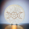 Triple moon with pentacle